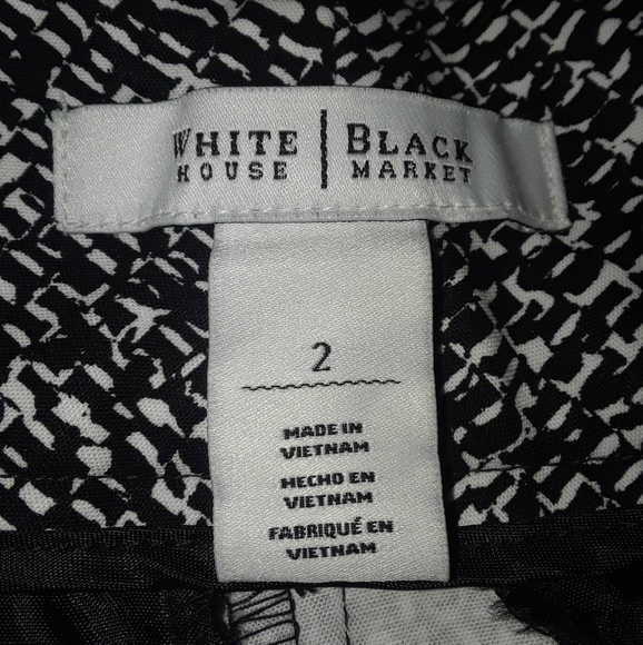 White House Black Market Size 2 Slim Fit Pants - Picture 3 of 4
